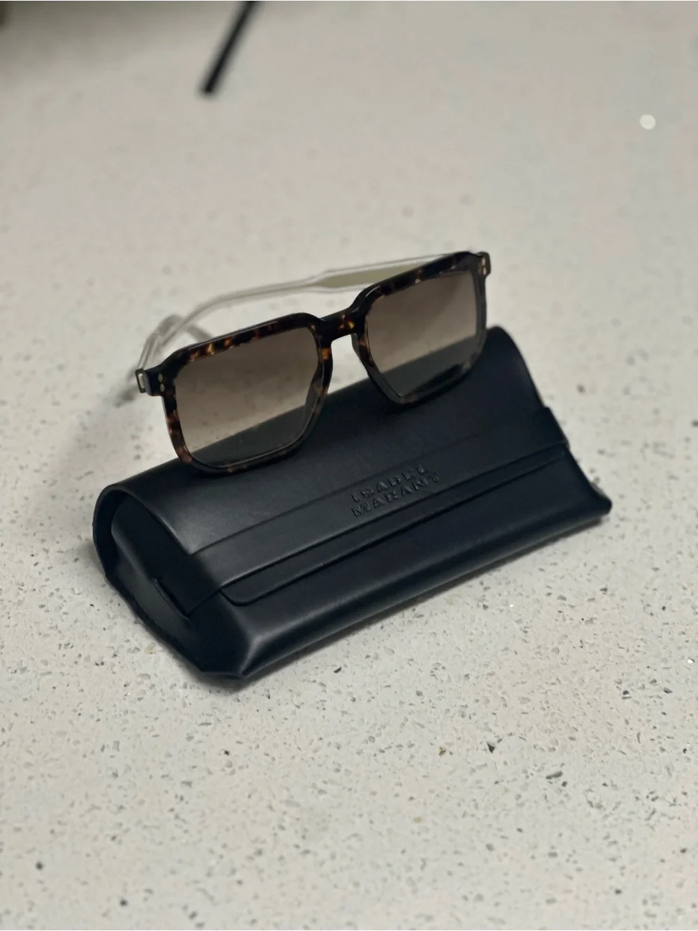 Isabel Marant Tortoise Square Sunglasses